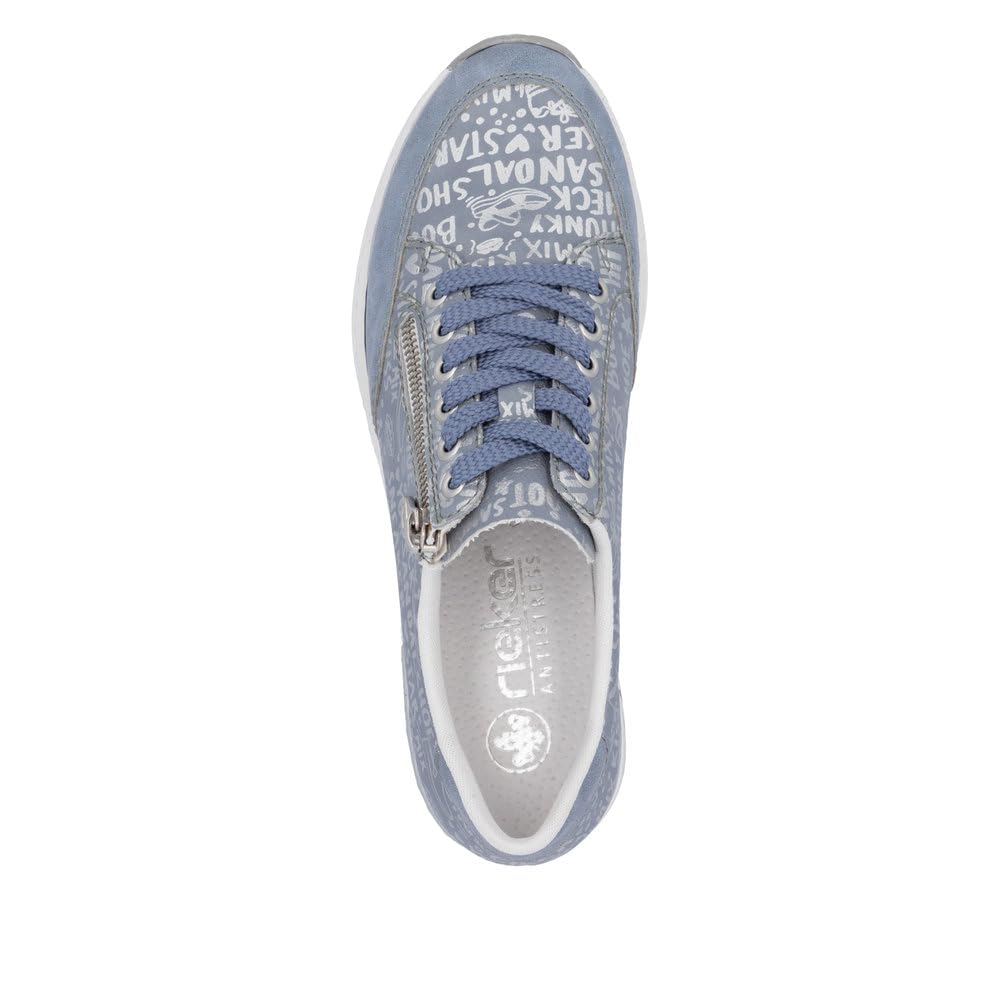 Rieker Damen Low-Top Sneaker N4316 – Wedge Heel