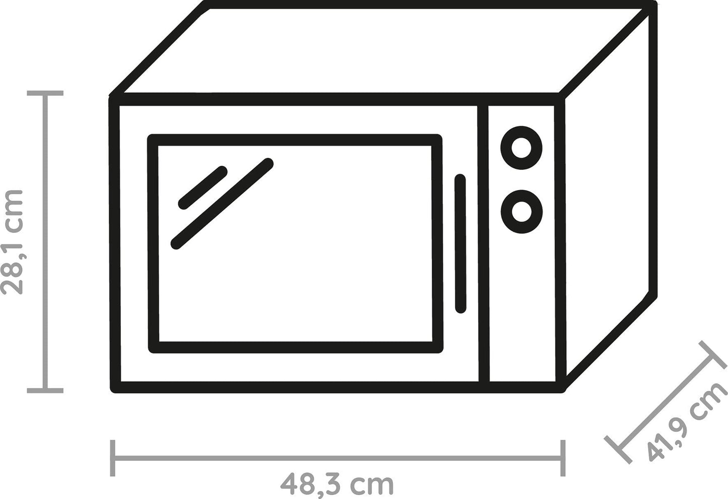 Bauknecht MWK 201 B Mikrowelle/ 20 l Garraum/Automatikprogramme/Schmelzfunktion/Kombination Grill und Mikrowelle/Schnellstart-Funktion (Rapid-Start)/ Warmhaltestufe/Funktion Teig gehen lassen