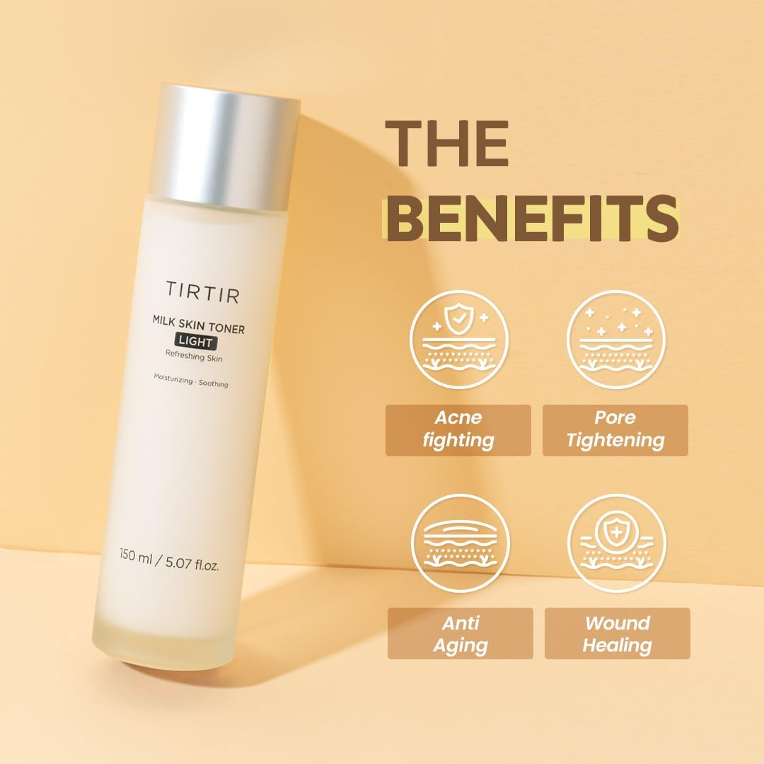 TIRTIR Milk Skin Toner – Hydrating & Pore-Tightening Formula