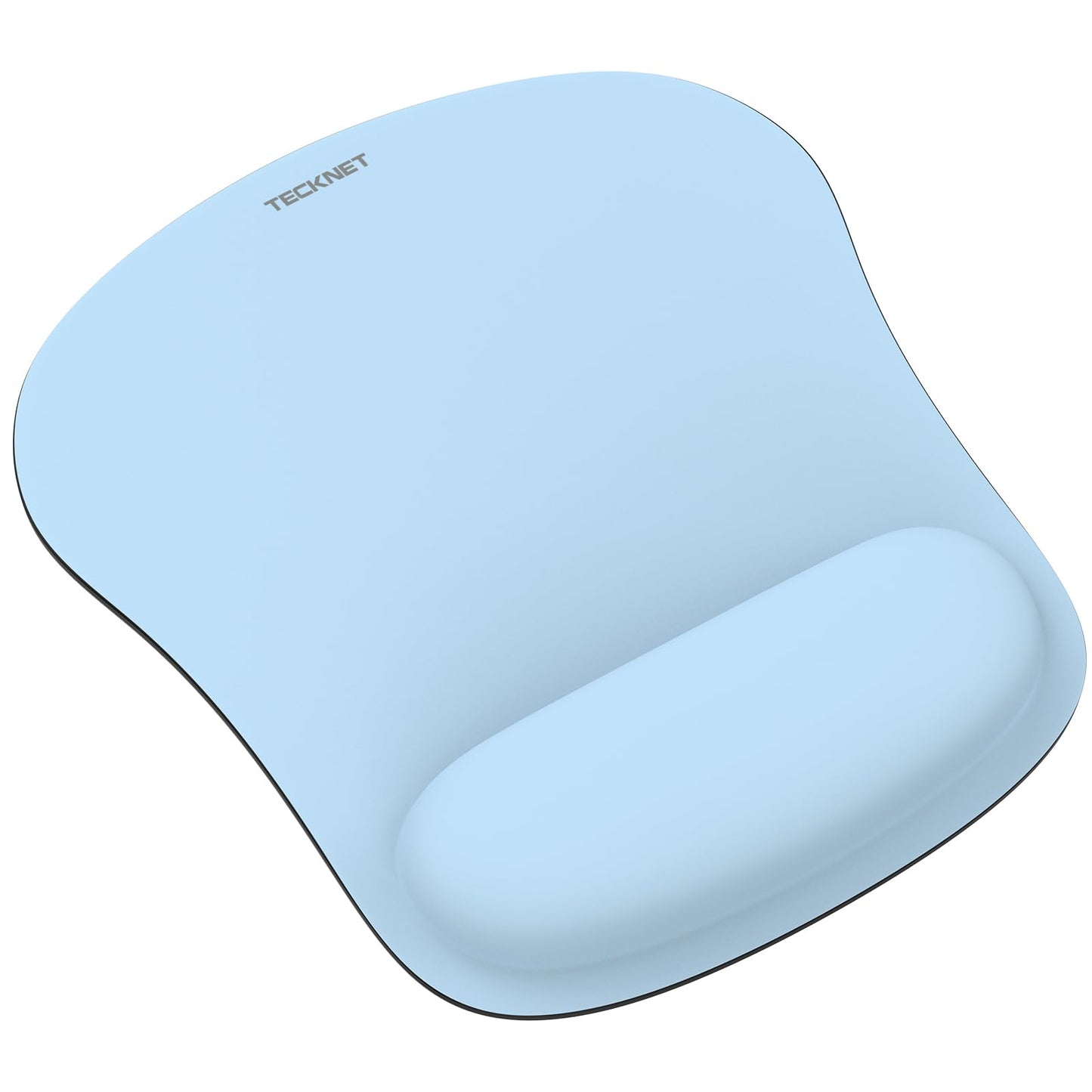 TECKNET Mauspad mit Gelkissen, Memory Foam Mousepad Ergonomisches Wasserdicht Komfort Mausmatte mit Handgelenkpolster Handauflage für Alle Maus Offfice Heim Computer Laptop