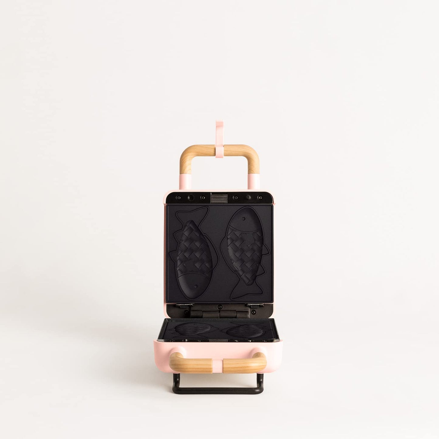 CREATE/STONE STUDIO/Sandwichmaker und Waffeleisen in Rosa-Barbie / 2 austauschbare Antihaftplatten, 1 Scheibe, 100º Offnung, BPA-frei, 105º Öffnung, Cool-Touch-Griff, 600W