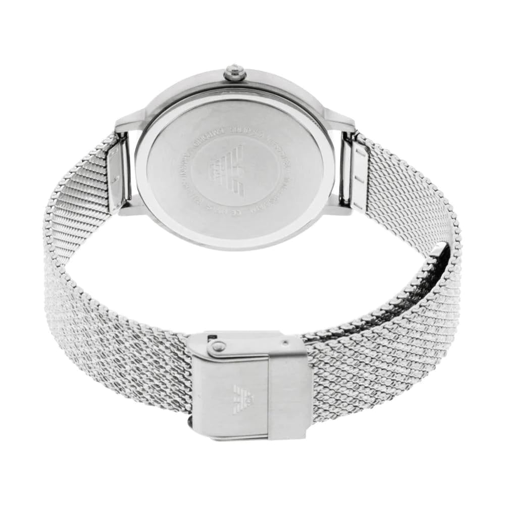 Emporio Armani ladies' two-hand stainless steel watch, 32 mm case size