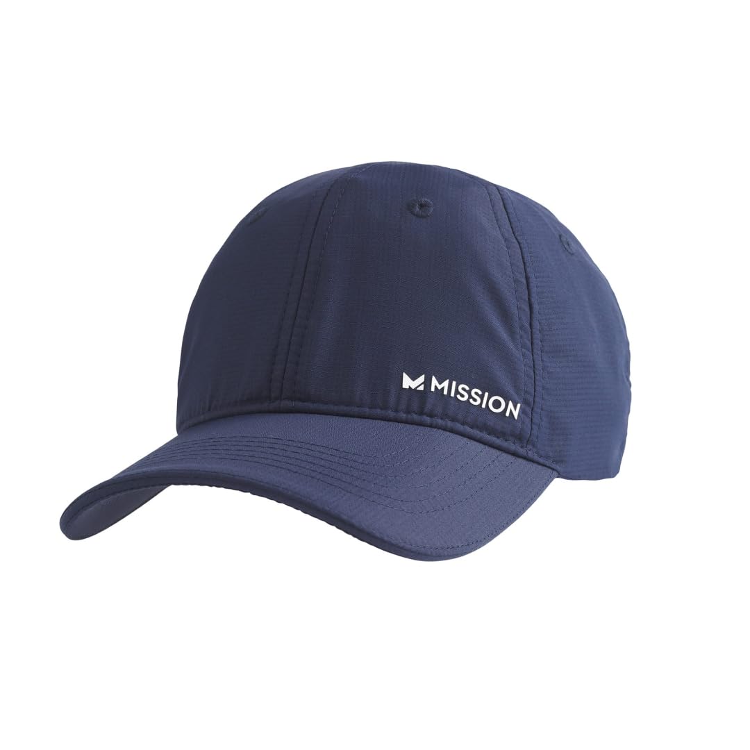 MISSION Cooling UPF Performance Hat - Unisex One Size Cap for Workouts, Golf & Running - Sweat & Water Activated Technology