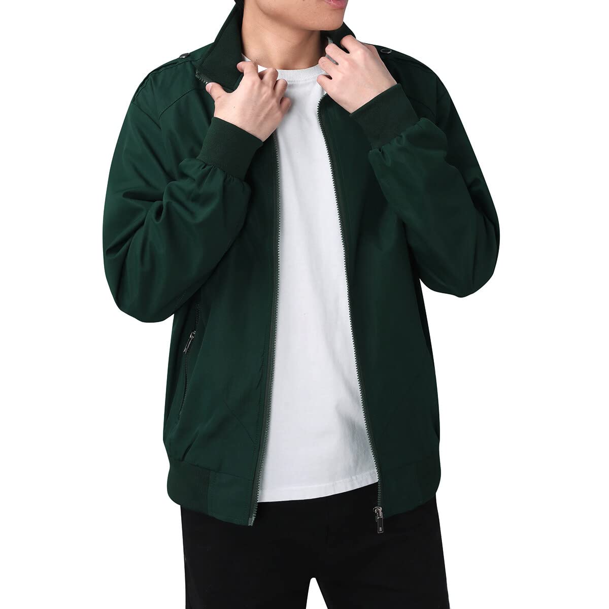 Men’s Lightweight Summer Jacket – Casual Bomber Style Transition Coat
