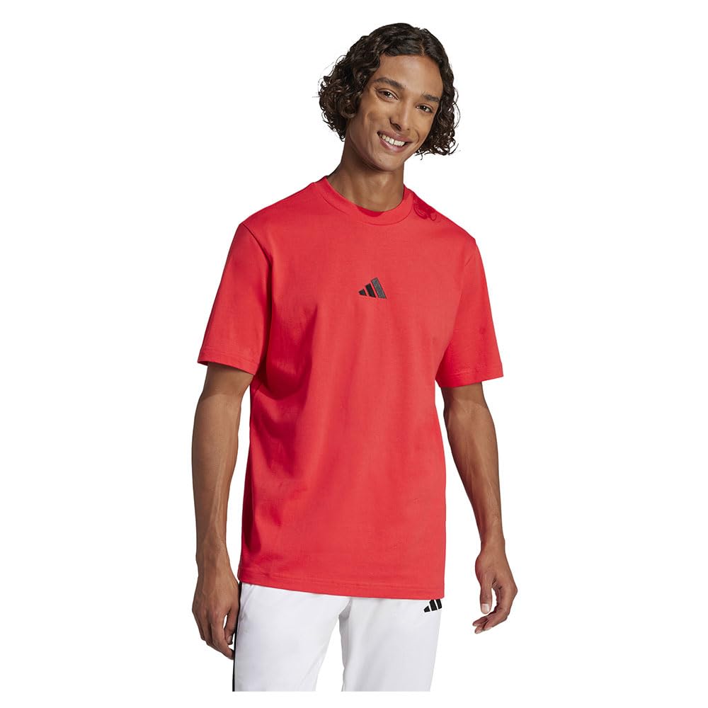 adidas Men's Essentials Small Logo Single T-Shirt