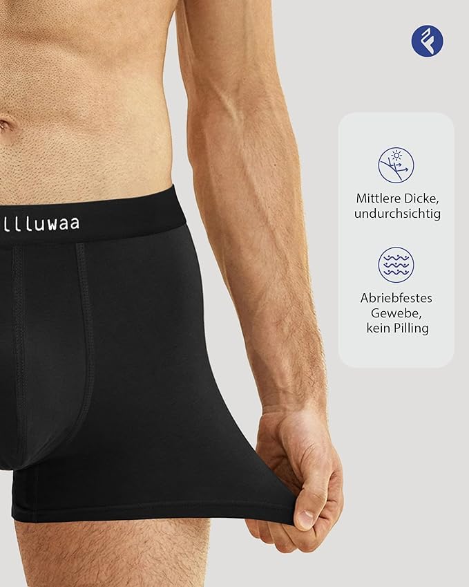 Fullluwaa Boxershorts for Men, 12-Pack