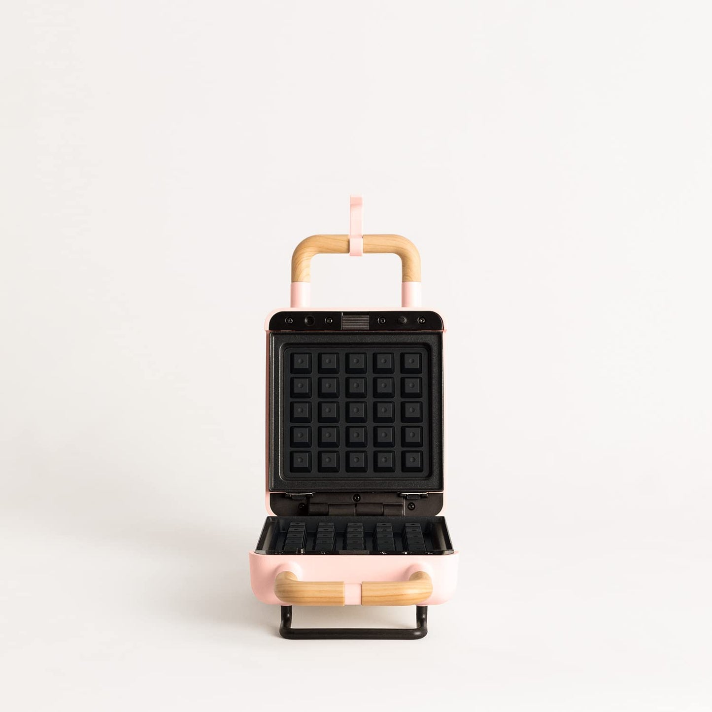 CREATE/STONE STUDIO/Sandwichmaker und Waffeleisen in Rosa-Barbie / 2 austauschbare Antihaftplatten, 1 Scheibe, 100º Offnung, BPA-frei, 105º Öffnung, Cool-Touch-Griff, 600W