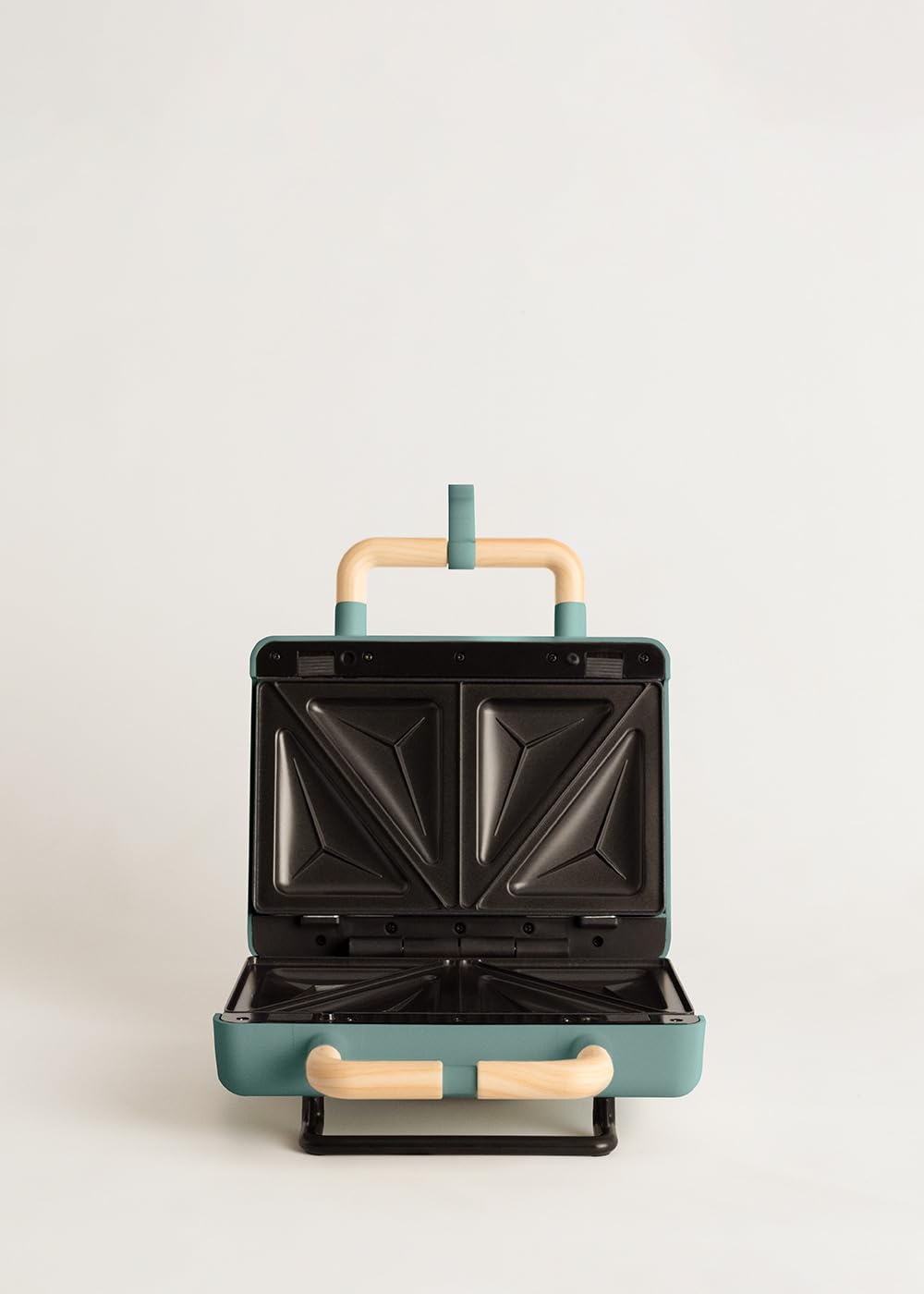 CREATE/STONE STUDIO/Sandwichmaker und Waffeleisen in Rosa-Barbie / 2 austauschbare Antihaftplatten, 1 Scheibe, 100º Offnung, BPA-frei, 105º Öffnung, Cool-Touch-Griff, 600W