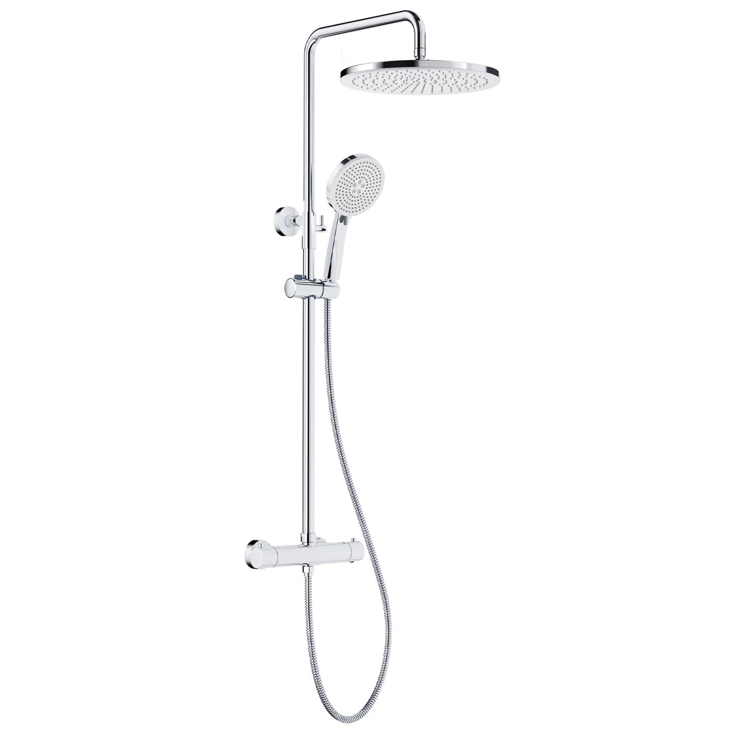 Rainsworth Thermostatic Shower System Round Rain Shower Set
