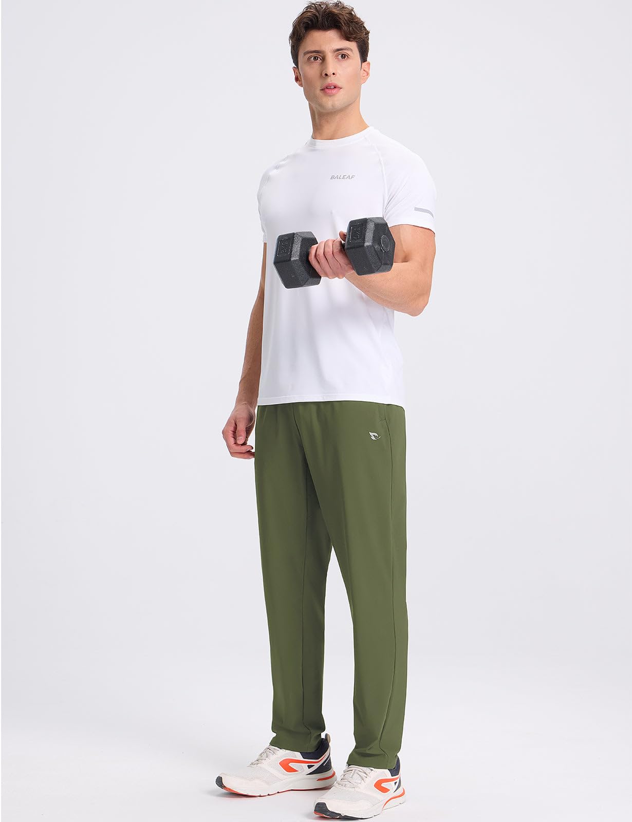 Baleaf Men’s Quick-Dry Joggers – Lightweight Nylon Running Pants