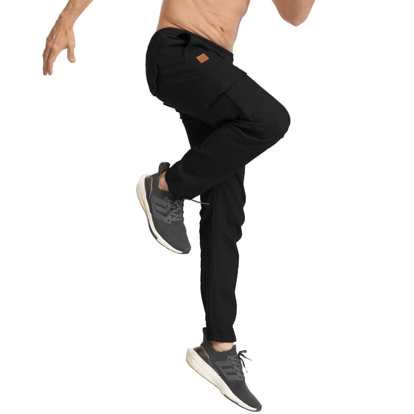 JustSun Men’s Cargo Jogger Pants – 100% Cotton Chino Style