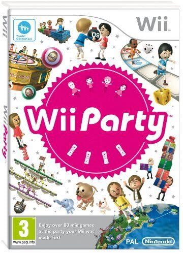 Wii console white including Wii Party
