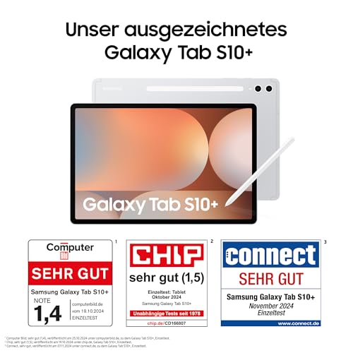 Samsung Galaxy Tab S10+ AI Tablet, Android Tablet, 12 GB RAM