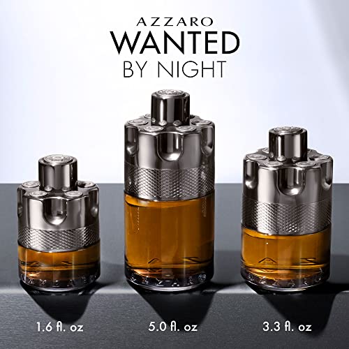 Azzaro Wanted By Night Perfume for Men | Eau de Parfum pour Homme | Vaporisateur/Spray | Long-lasting | Oriental-spicy men's fragrance