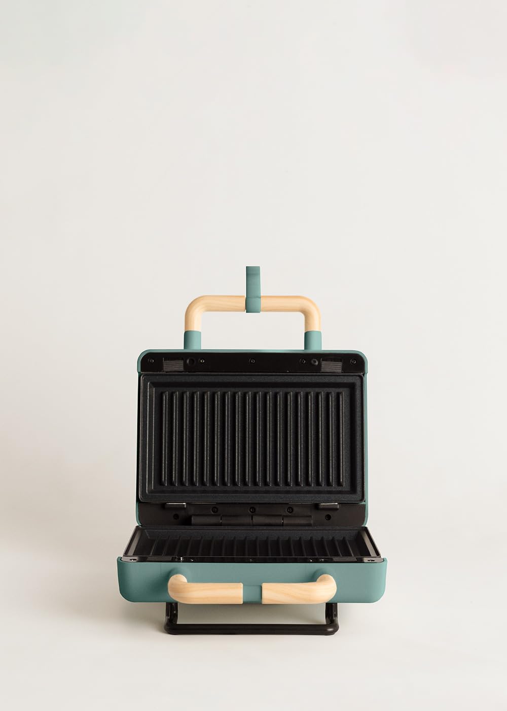 CREATE/STONE STUDIO/Sandwichmaker und Waffeleisen in Rosa-Barbie / 2 austauschbare Antihaftplatten, 1 Scheibe, 100º Offnung, BPA-frei, 105º Öffnung, Cool-Touch-Griff, 600W
