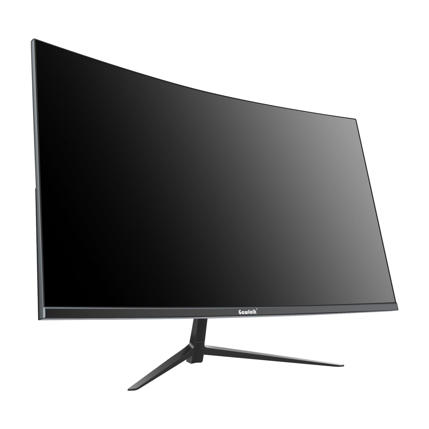 Gawfolk Curved Monitor 27 Zoll 100Hz, PC Bildschirm mit Lautsprecher 1080P, 1800R 75Hz Computerbildschirm mit Eye Care Technologie HDMI VGA, unterstützt VESA