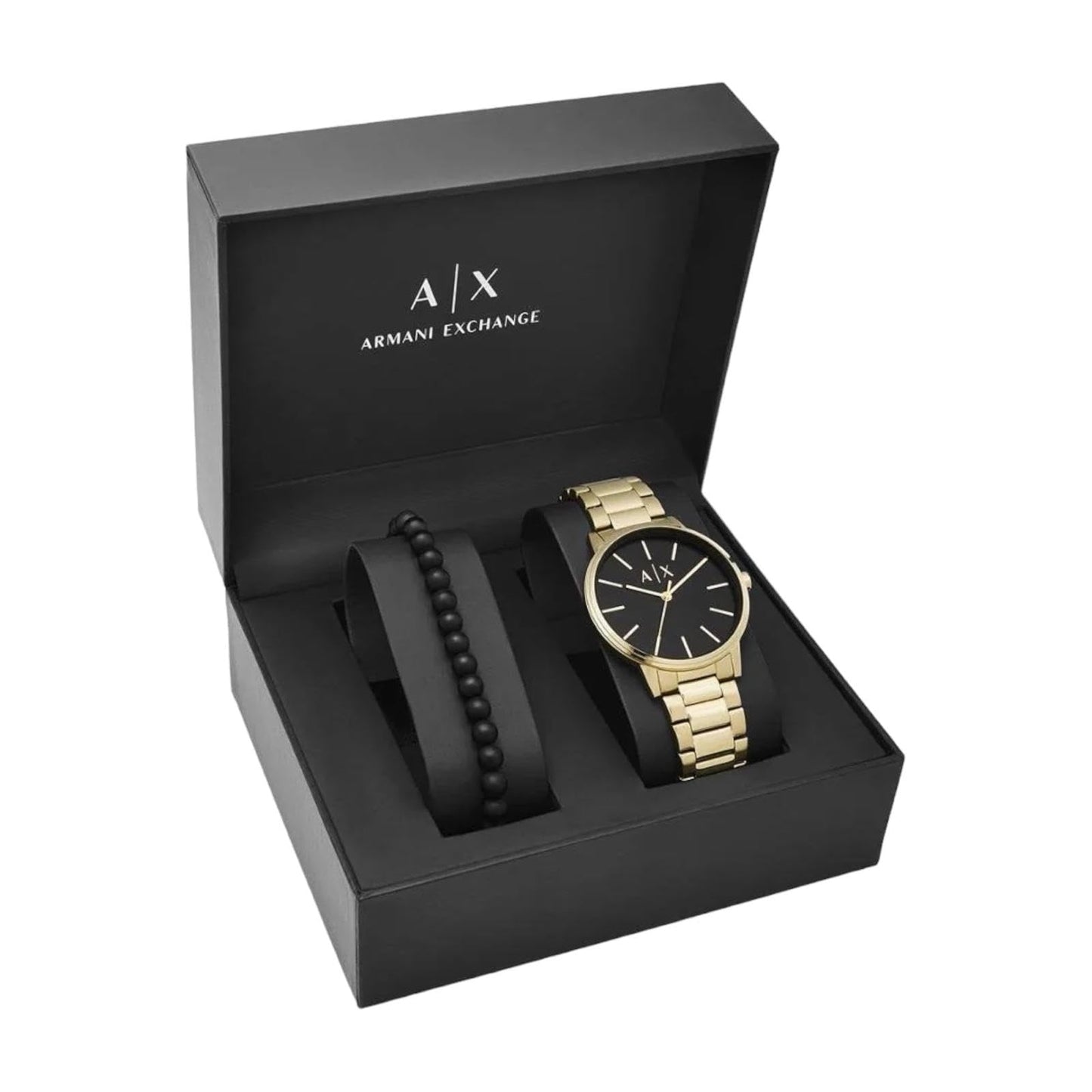 Armani Exchange Watch for Men, Quartz Movement and 42mm Case Size with Stainless Steel, Leather or Silicone Strap