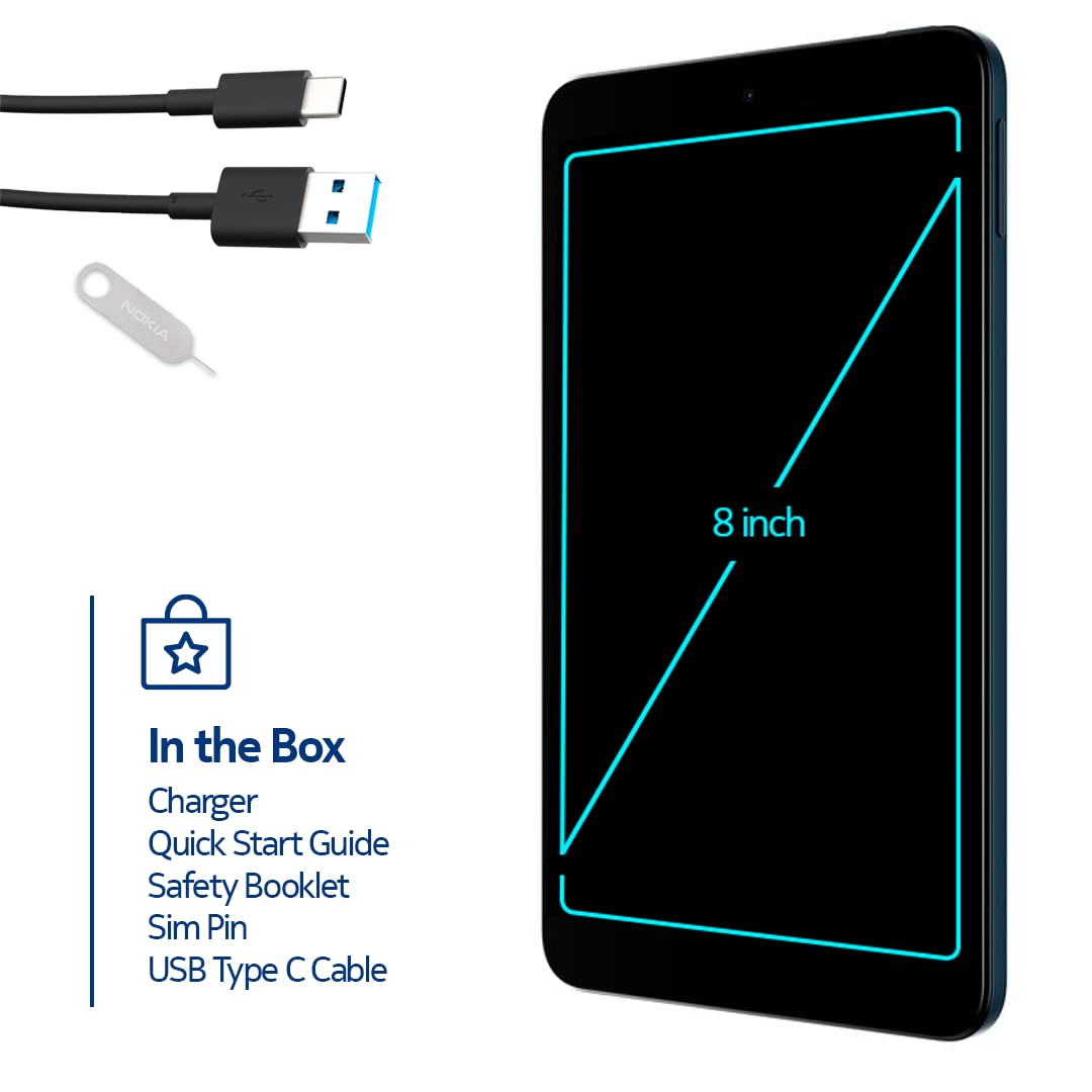 Nokia T10 8” Tablet – Durable & Portable