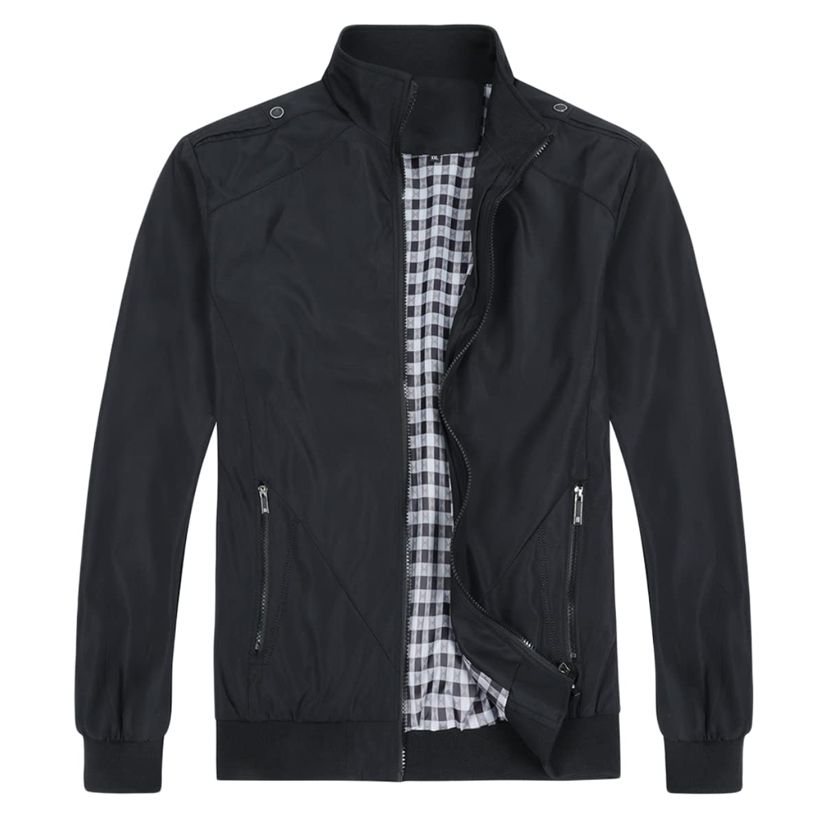 Men’s Lightweight Summer Jacket – Casual Bomber Style Transition Coat