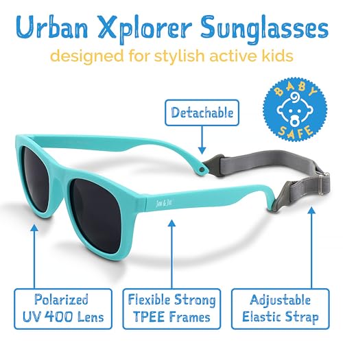 Jan & Jul Kinder UVA UVB-Schutz Flexible Sonnenbrille