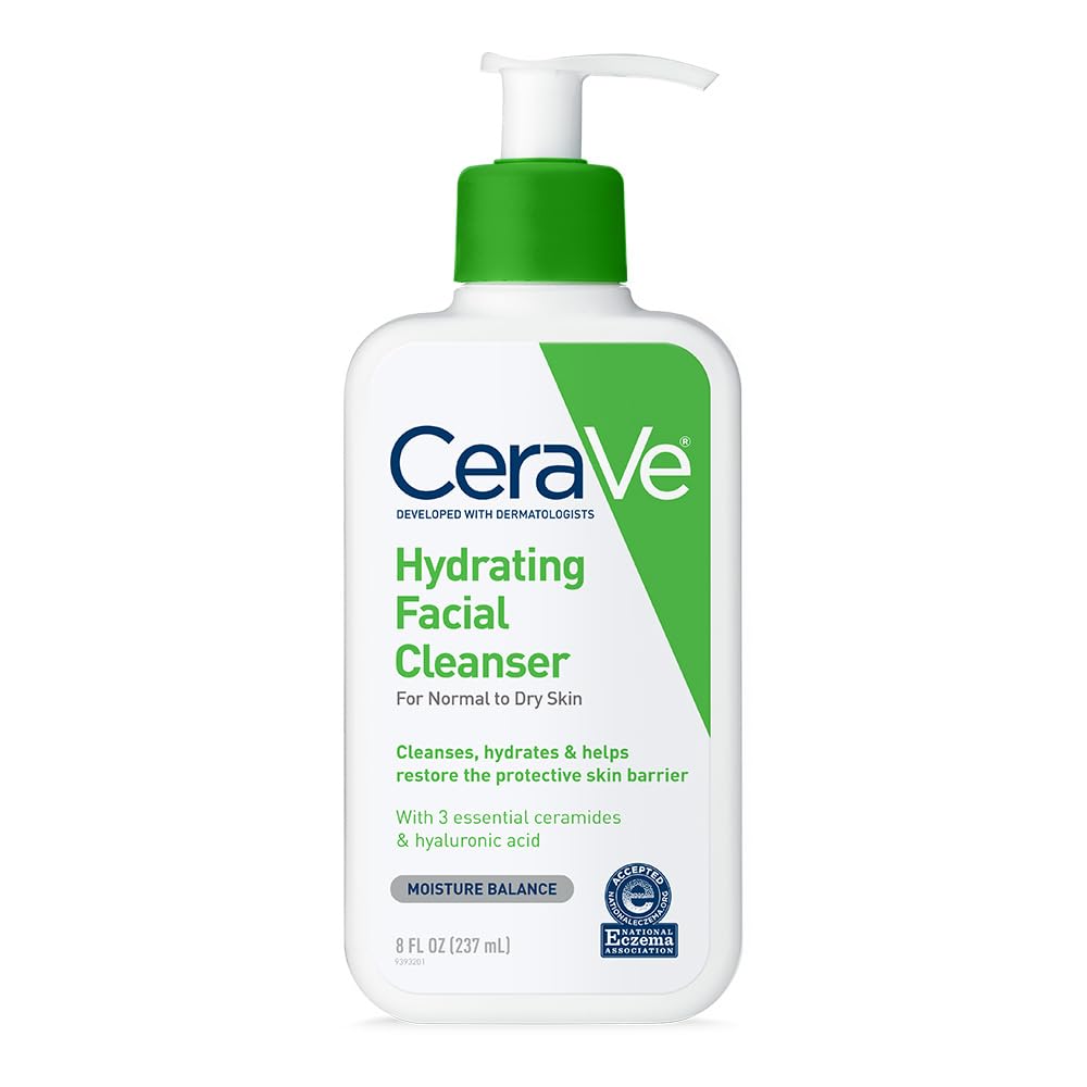 CeraVe Hydrating Facial Cleanser Gentle Moisturizing Face Wash