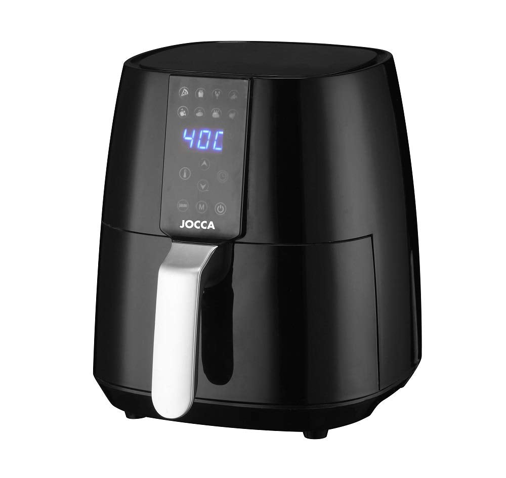 Jocca Heißluftfritteuse Sweet Line, 3,8L Fritteuse, 1450W, 8 Programme, LED Touchscreen, Timer, Rosa