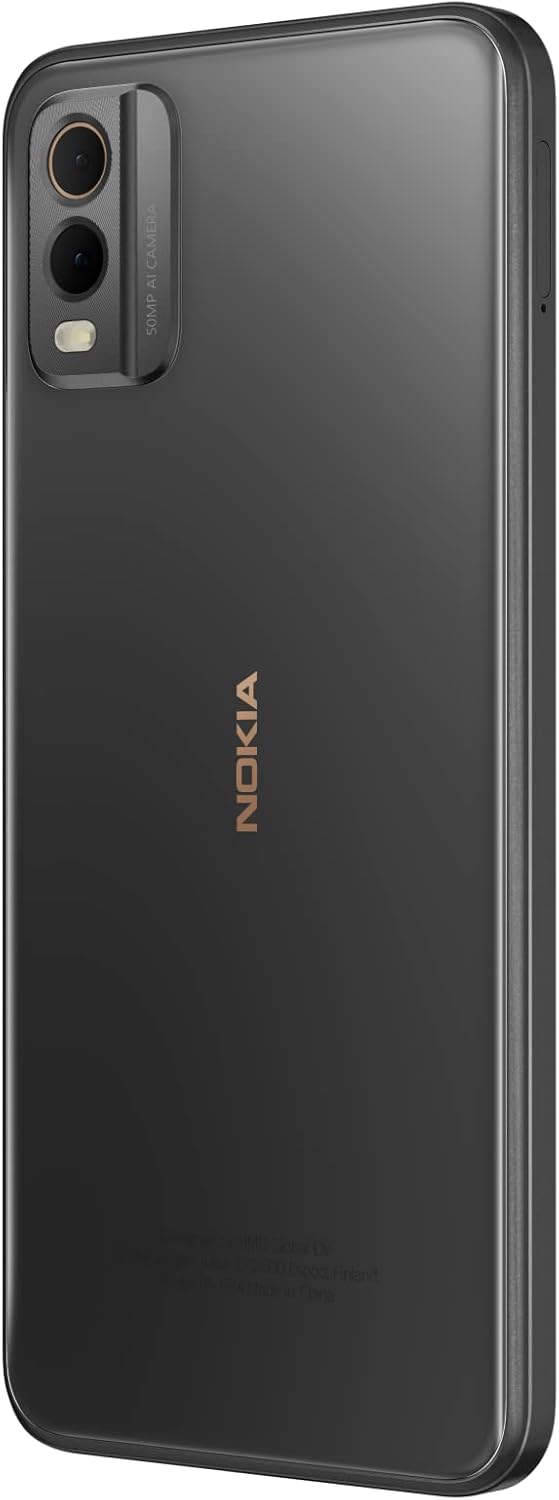 Nokia C32 6.5-Inch Smartphone, 3-Day Battery, 50MP Camera, Android 13 - Grey