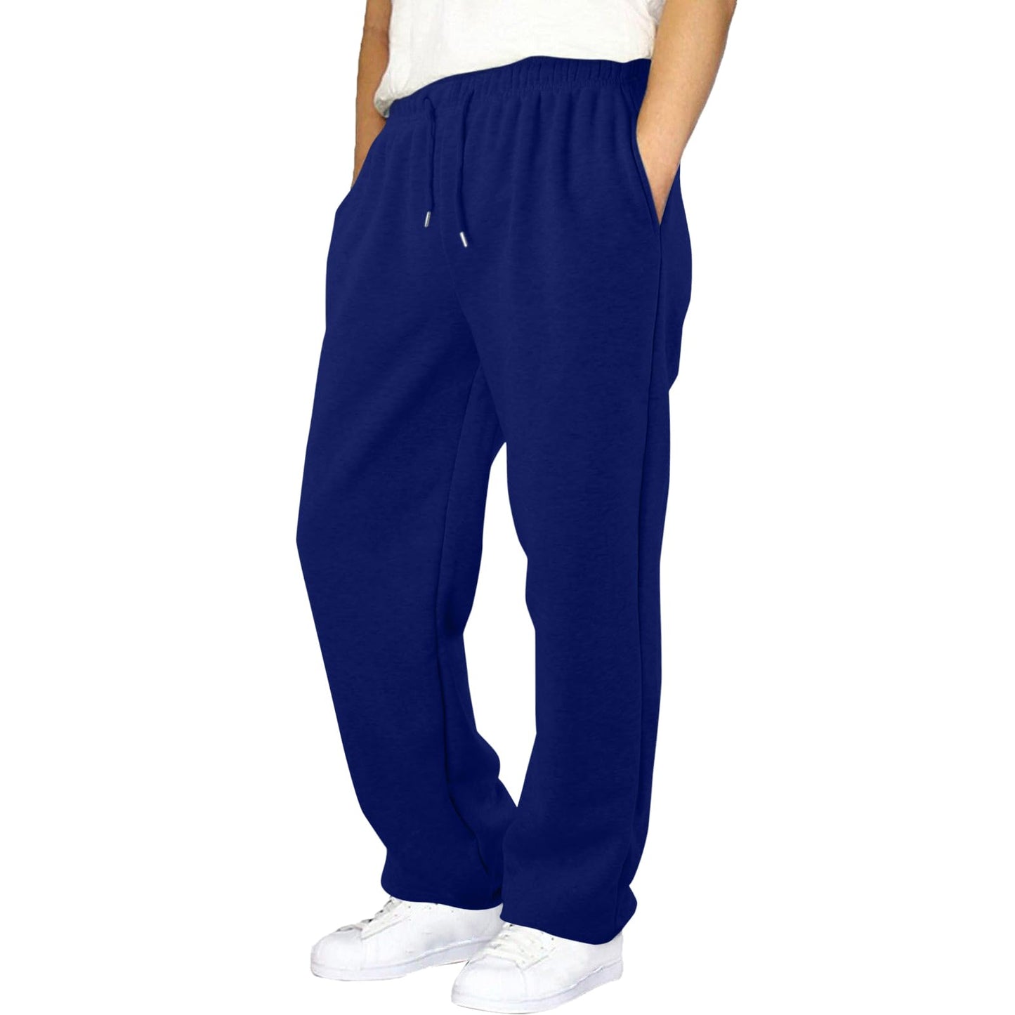 Men’s Baggy Fit Jogging Pants – Fleece-Lined Cotton Blend Sweatpants