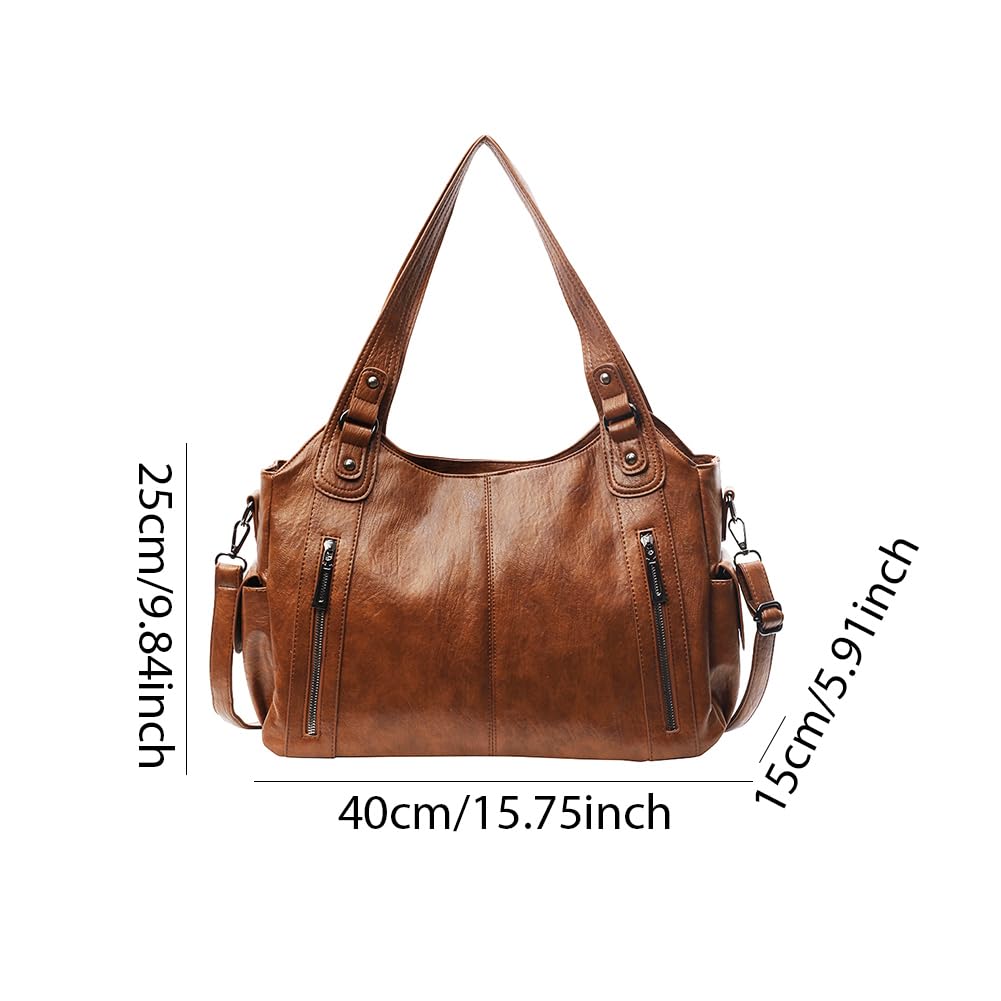 Generish Soft Leather Tote Bag for Women