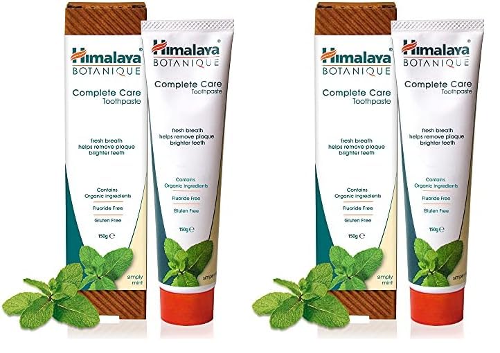 Himalaya Botanique Simply Mint Complete Care Toothpaste Refreshing Mint Flavour | Strong Teeth | Healthy Gums | Fresh Breath - 150g