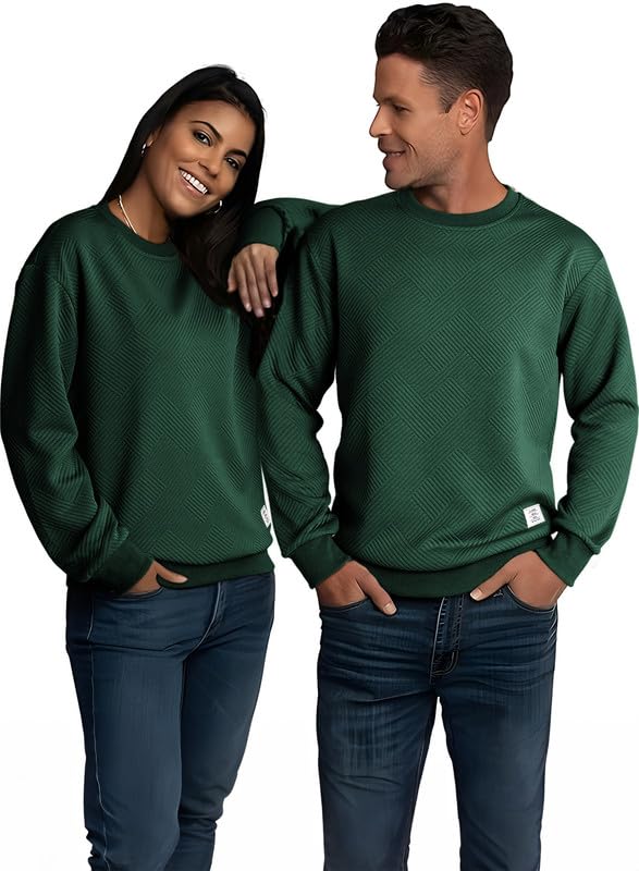 Men’s Crew Neck Colorblock Sweatshirt – Casual Raglan Pullover