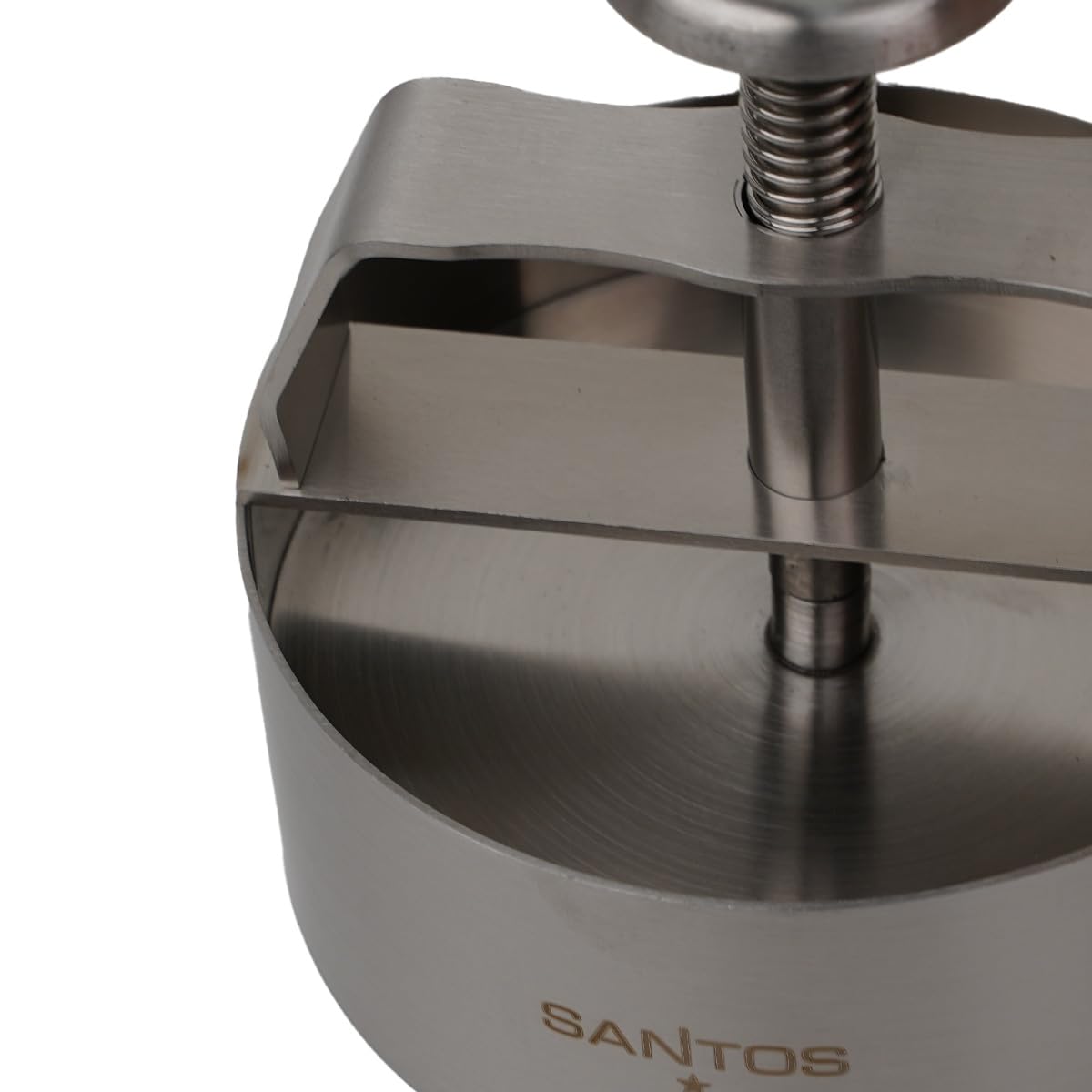 SANTOS Burger Set - 10 pieces: stainless steel press, turner, smasher, melting bells & skewers for perfect burgers - ideal for BBQ & grill parties
