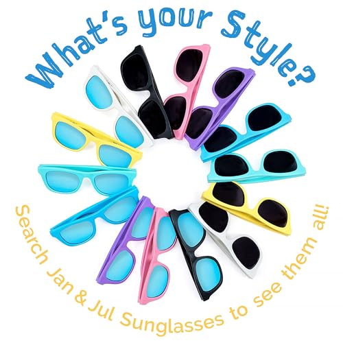 Jan & Jul Kinder UVA UVB-Schutz Flexible Sonnenbrille