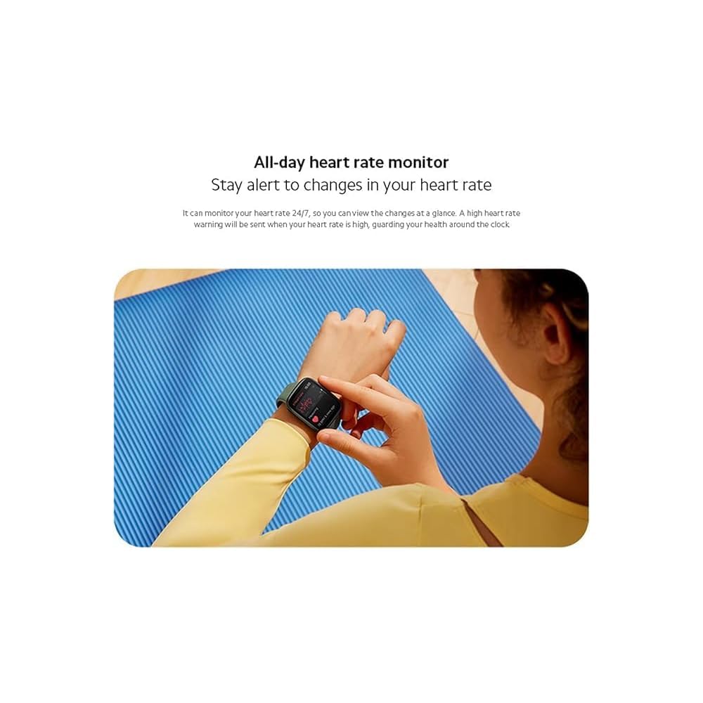 Xiaomi Redmi Watch 5 Active Smartwatch, 2.0" LCD Display, 18 Tage Akku, 140+ Sportmodi, Herzfrequenz- und SPO₂-Tracking, 5ATM Wasserdicht, Bluetooth-Anrufe, Fitness-Tracker, Schlafüberwachung