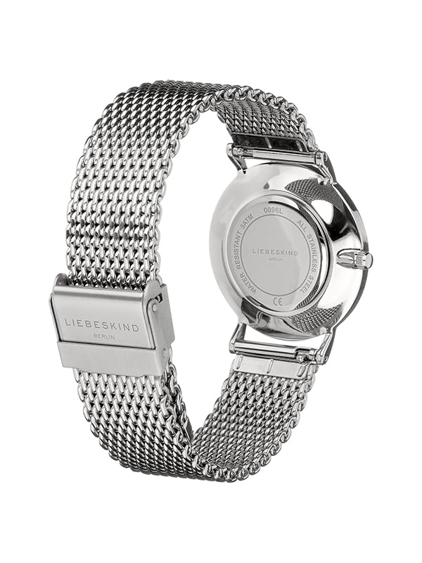 Liebeskind Berlin stainless steel watch with adjustable mesh strap