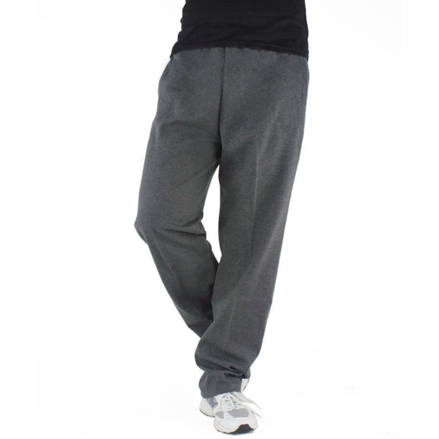 Men’s Baggy Fit Jogging Pants – Fleece-Lined Cotton Blend Sweatpants
