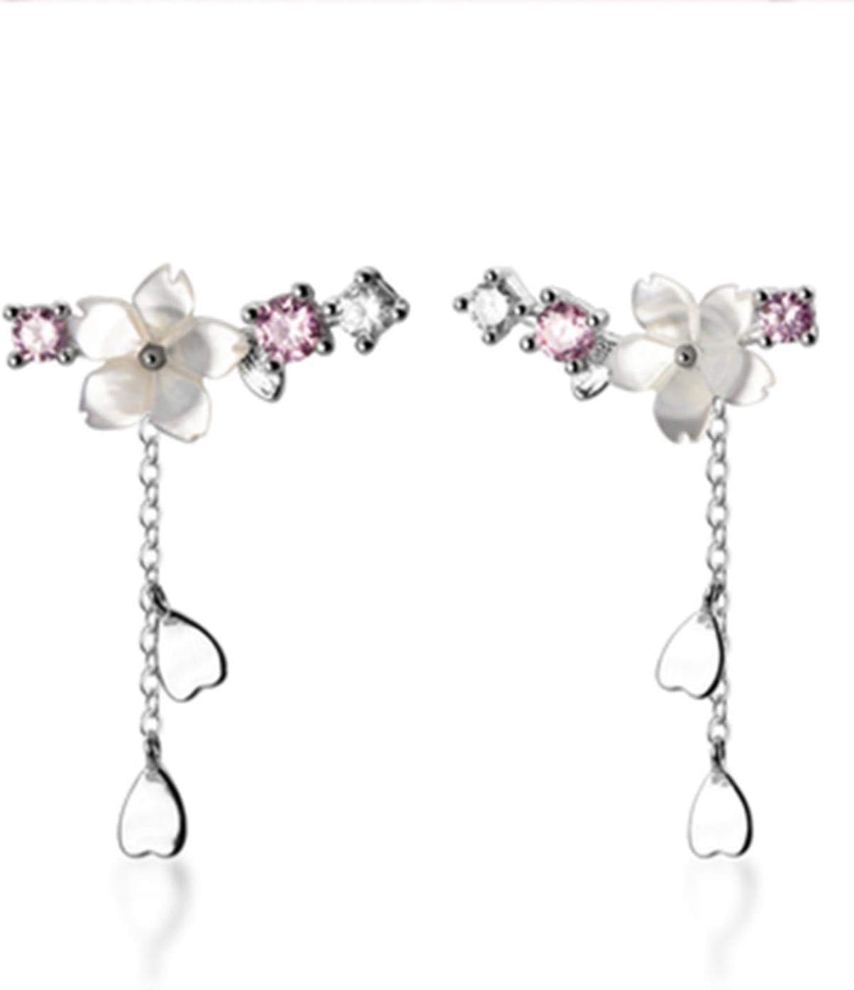 Cherry Blossom Flower Earrings for Women