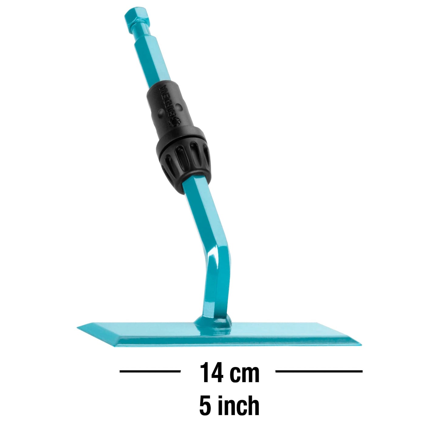 Gardena combisystem-Rübenhacke: Gartenhacke zum Jäten und Hacken von Unkraut, 8 cm Arbeitsbreite, aus Qualitätsstahl, rostfreies Edelstahlblatt, passend zu Allen combisystem-Stielen (3180-20)