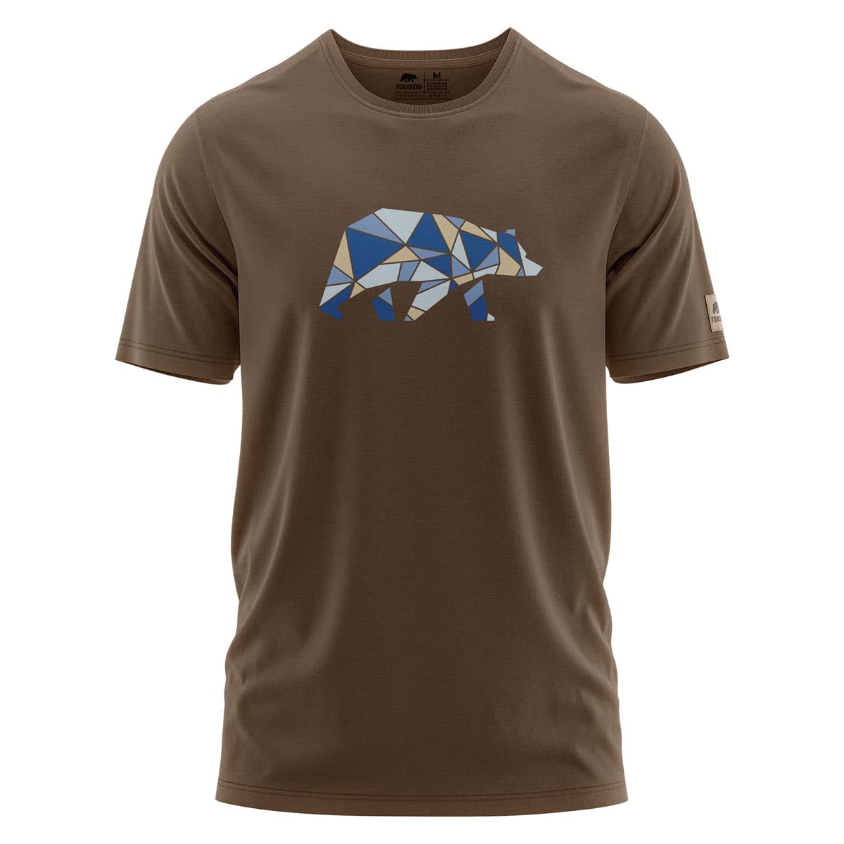 FORSBERG Espenson Men's T-Shirt – Bear Logo Tee with Modern Comfort