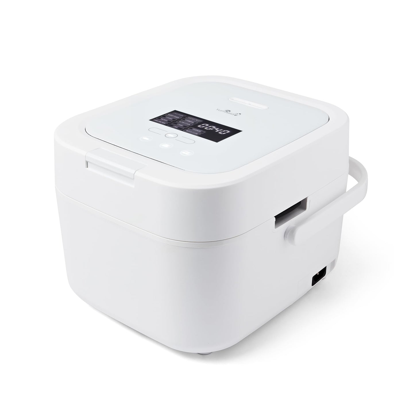 Yum Asia Hotaru Reiskocher mit UMAI Induktionsheizung (IH) und Keramikschüssel (3 Tassen, 0,54 Liter), 7 Reiskochfunktionen, 5 Multikocherfunktionen, LED-Display, 220-240V EU-Stecker (Schiefergrau)