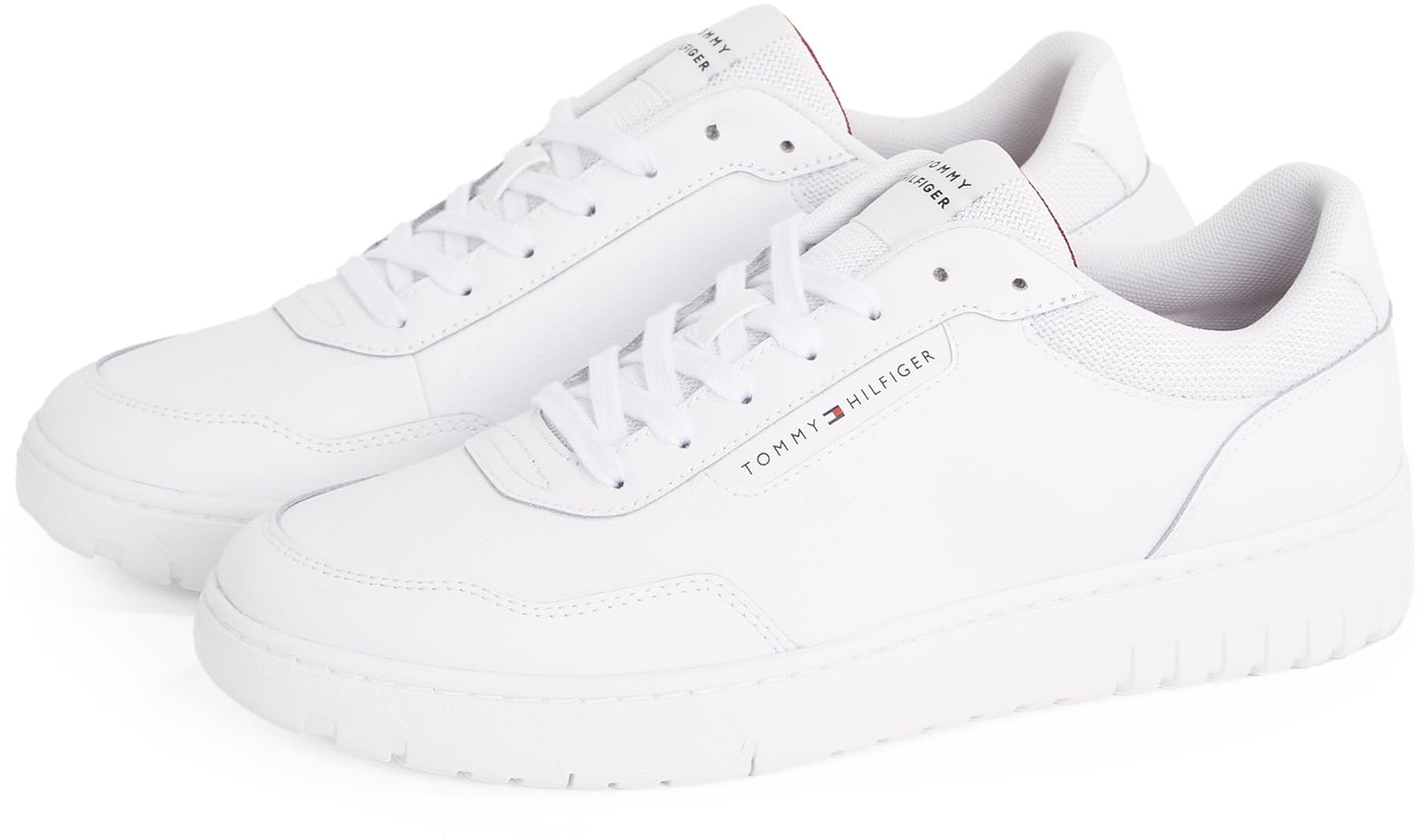 TOMMY HILFIGER Men’s Leather Low Top Sneakers