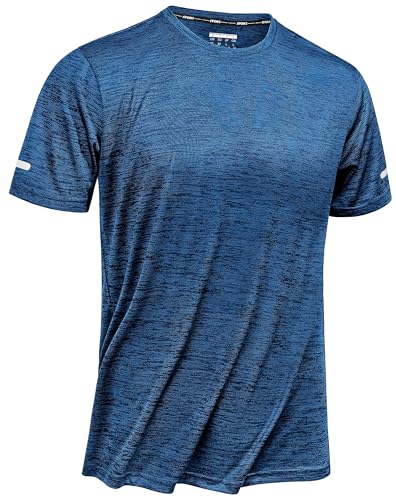 Men’s Quick-Dry Heathered Sports T-Shirt
