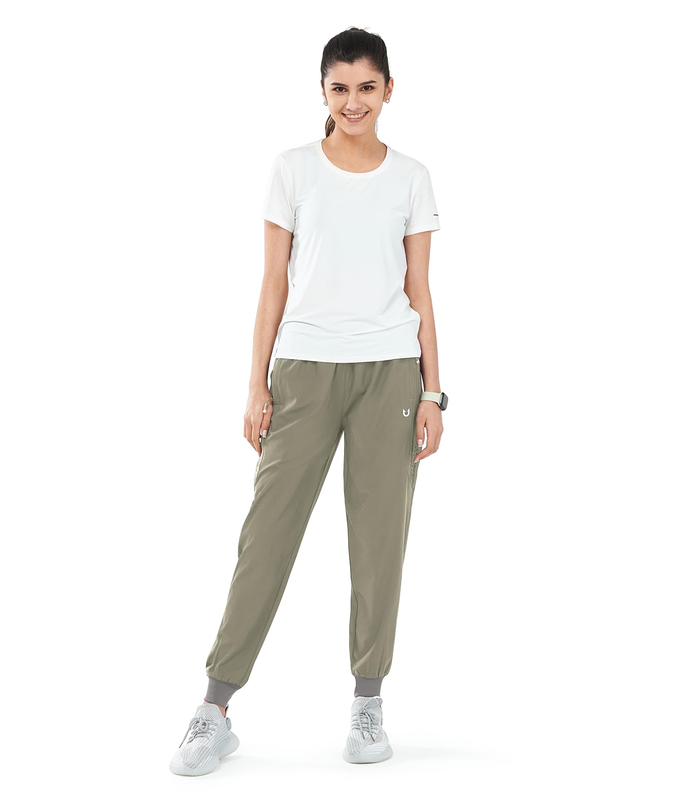 NORTHYARD Women's Lightweight Quick-Dry Training Pants
