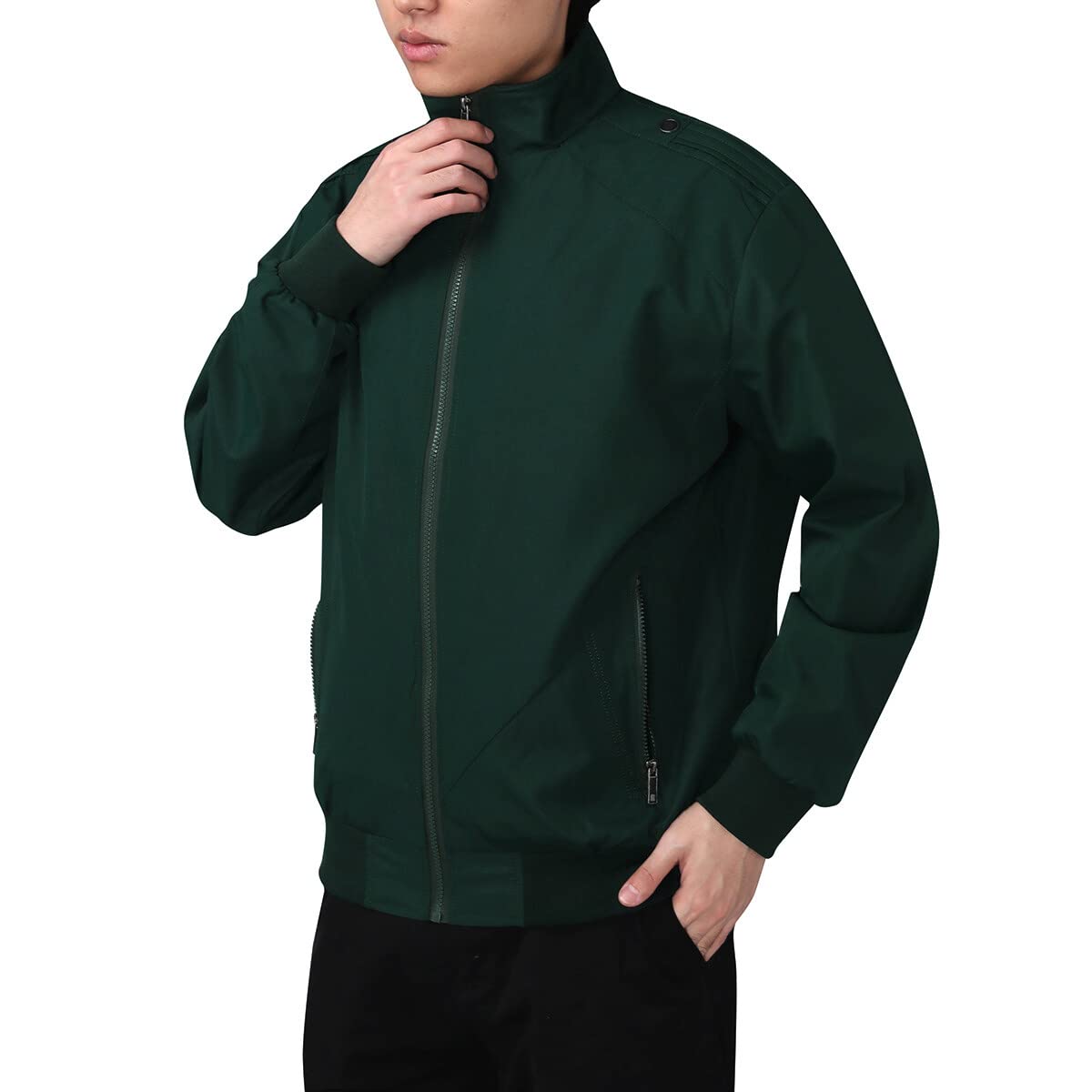 Men’s Lightweight Summer Jacket – Casual Bomber Style Transition Coat