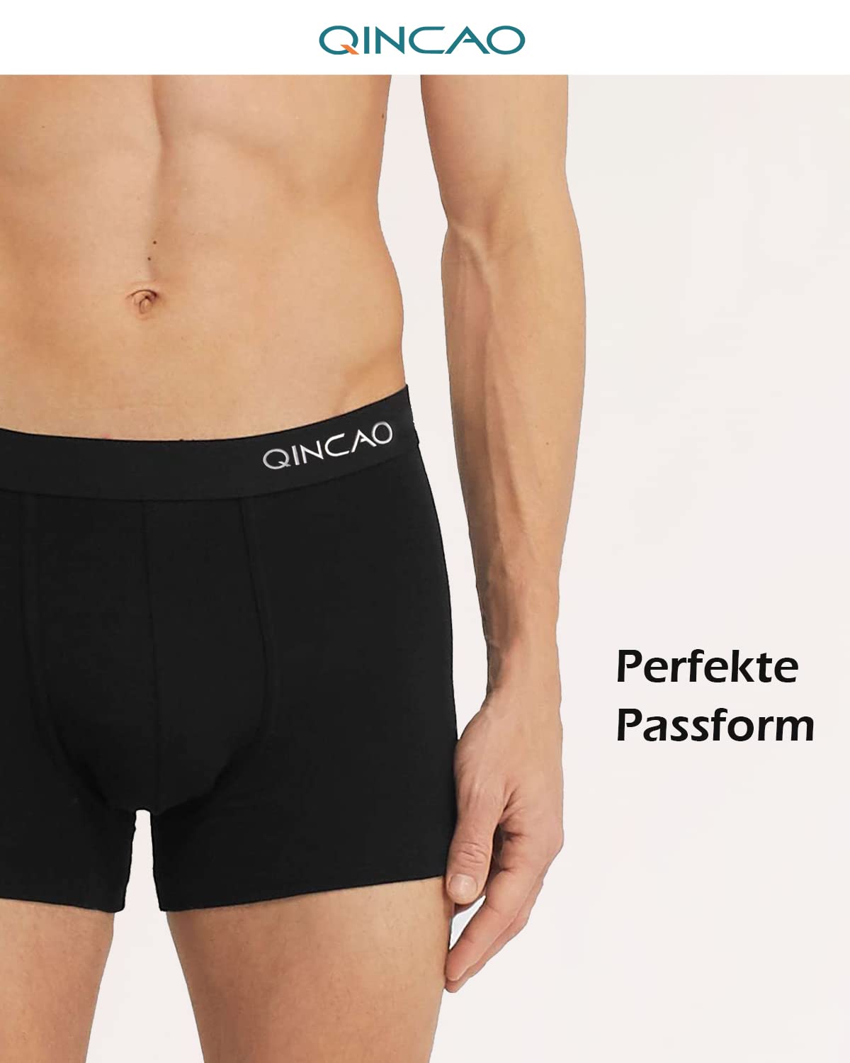 QINCAO Men’s Boxer Shorts 6-Pack