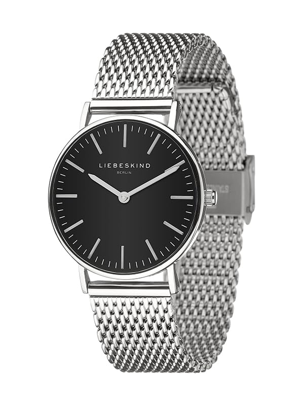 Liebeskind Berlin stainless steel watch with adjustable mesh strap