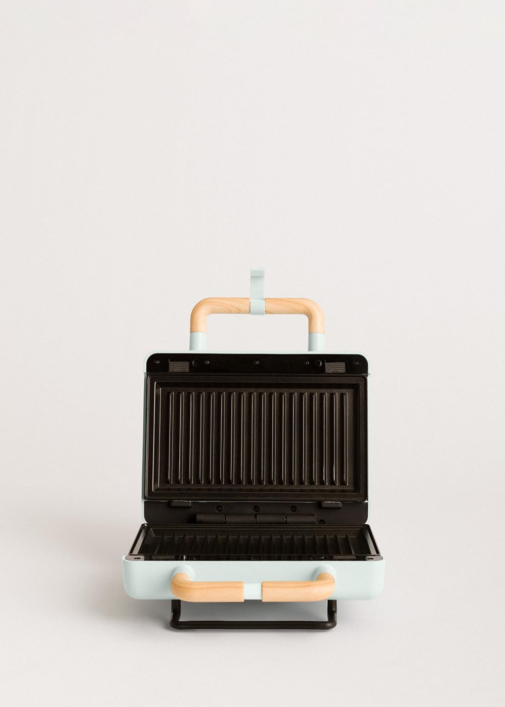 CREATE/STONE STUDIO/Sandwichmaker und Waffeleisen in Rosa-Barbie / 2 austauschbare Antihaftplatten, 1 Scheibe, 100º Offnung, BPA-frei, 105º Öffnung, Cool-Touch-Griff, 600W