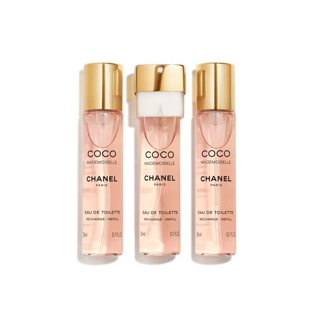 Chanel Coco Mademoiselle femme/woman, Eau de Toilette, 3 x 20 ml (3 Nachfüller), 1er Pack