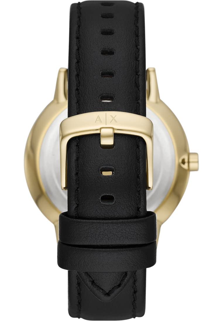 Armani Exchange Watch for Men, Quartz Movement and 42mm Case Size with Stainless Steel, Leather or Silicone Strap