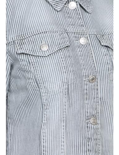 Street One Women’s Striped Denim Jacket